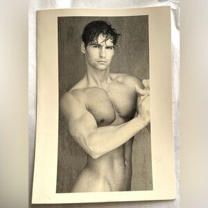 1991 Tom Cruise Shirtless Picture 5x7 Black White Vintage